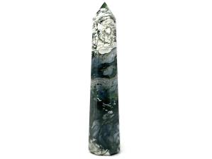 Druzy Moss Agate Point Large 20.3cm | Image 5