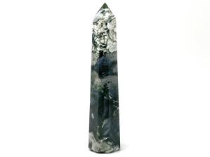 Druzy Moss Agate Point Large 20.3cm | Image 4