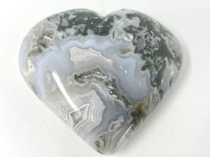Moss Agate Heart 7.2cm | Image 2
