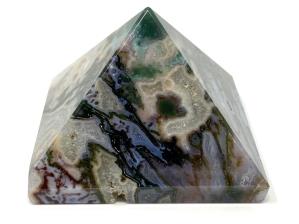 Moss Agate Pyramid 5.5cm | Image 3