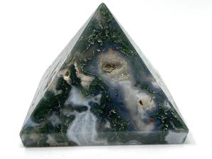 Moss Agate Pyramid 5.5cm | Image 4