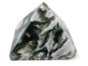 Moss Agate Pyramid 5.4cm | Image 3