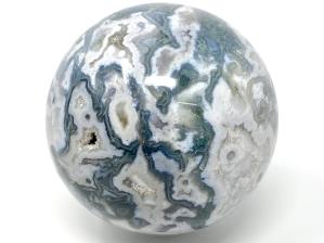 Moss Agate Sphere Large 9.2cm | Image 3