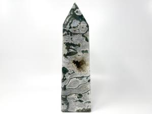 Druzy Moss Agate Tower Large 28cm | Image 2