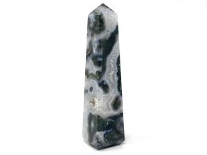 Druzy Moss Agate Tower 9.6cm | Image 3
