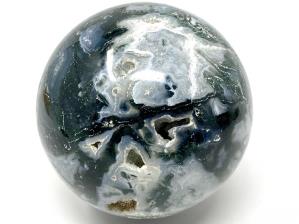 Druzy Moss Agate Sphere Large 9.5cm | Image 3