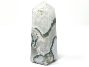 Druzy Moss Agate Tower 7cm | Image 3