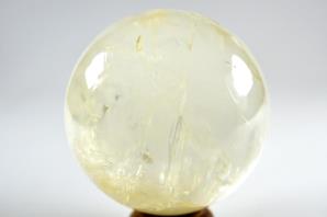 Optical Honey Calcite Sphere 8.2cm | Image 4