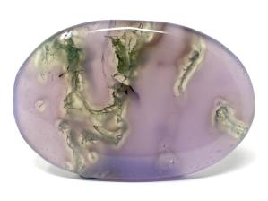 Druzy Purple Moss Agate Pebble 6.2cm | Image 2