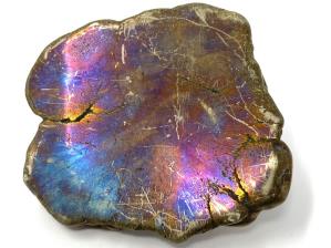 Rainbow Pyrite Slice 6.6cm | Image 2