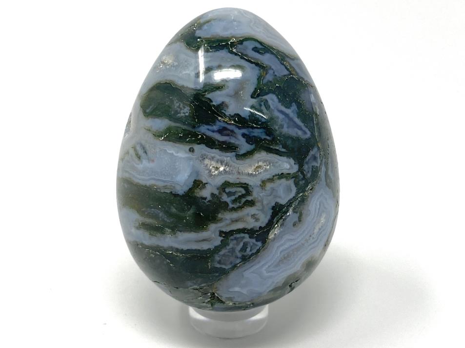Moss Agate Egg 5.6cm | Image 1