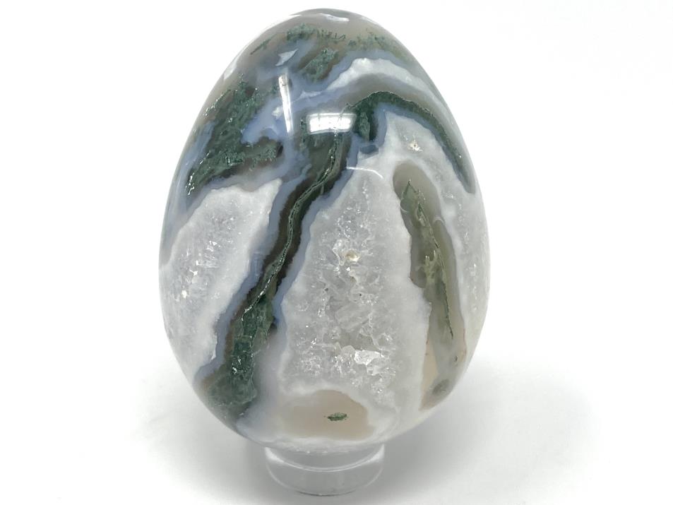 Moss Agate Egg 5.3cm | Image 1