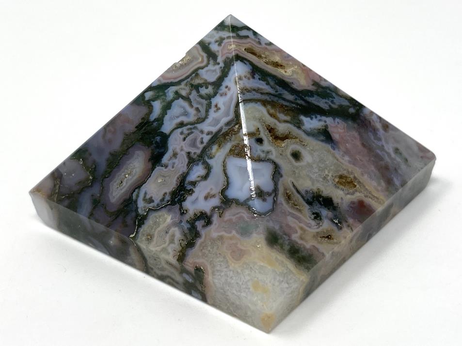 Moss Agate Pyramid 5.3cm | Image 1