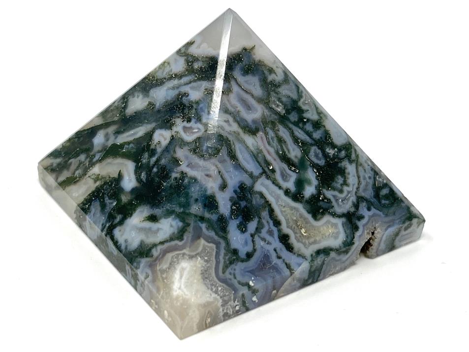 Moss Agate Pyramid 5.4cm | Image 1