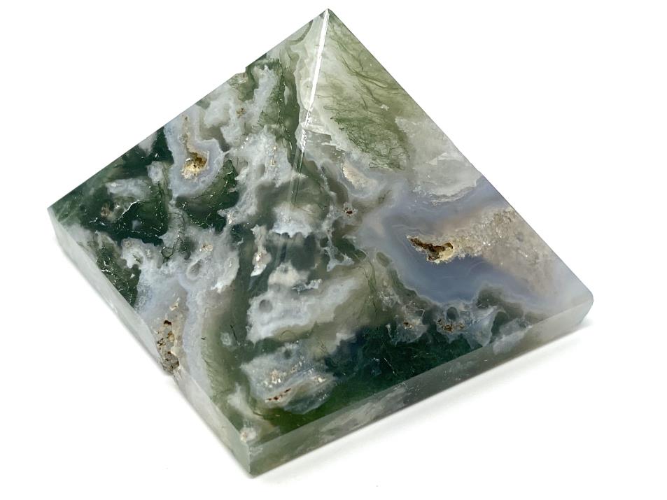 Moss Agate Pyramid 5.1cm | Image 1