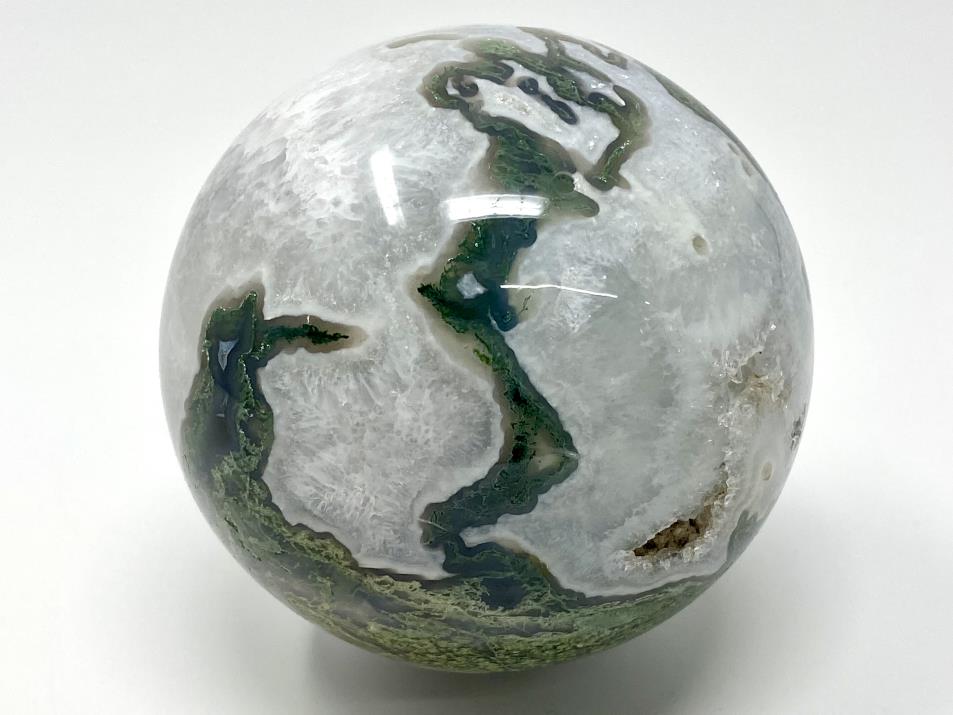 Moss Agate Sphere 9.5cm | Image 1