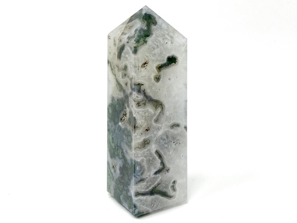 Moss Agate Tower 11cm | Image 1