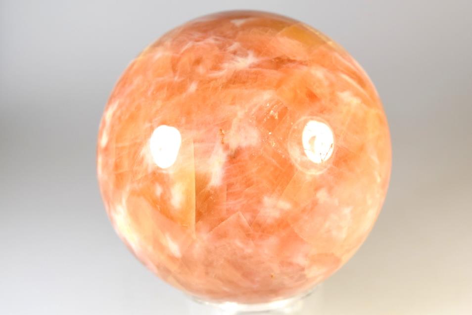 Orange Calcite Sphere 9.5cm | Image 1
