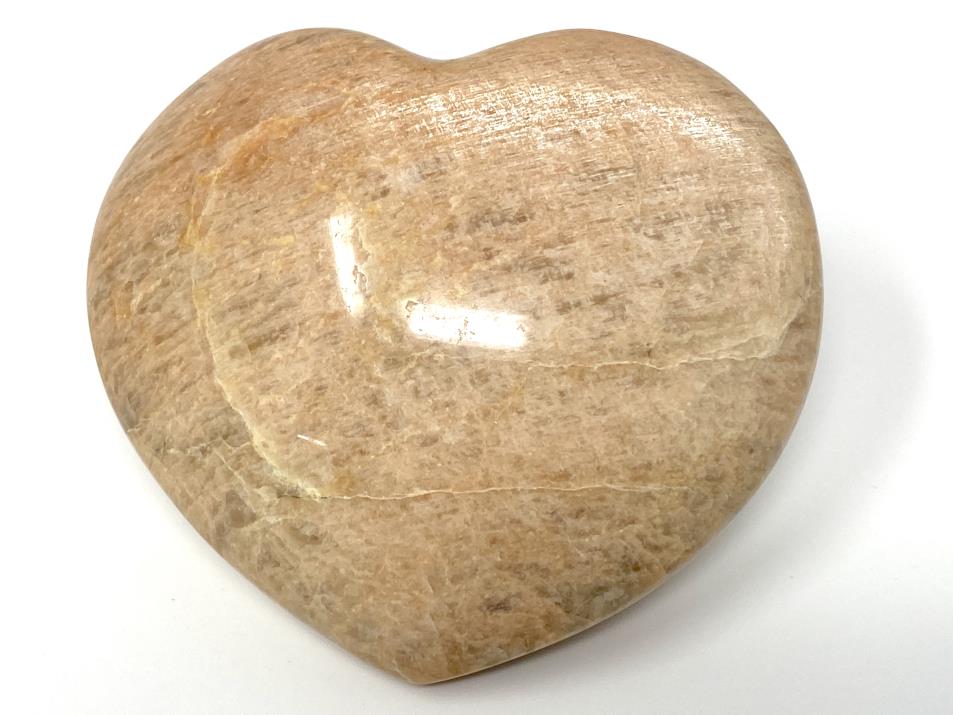 Peach Moonstone Heart 7.9cm | Image 1