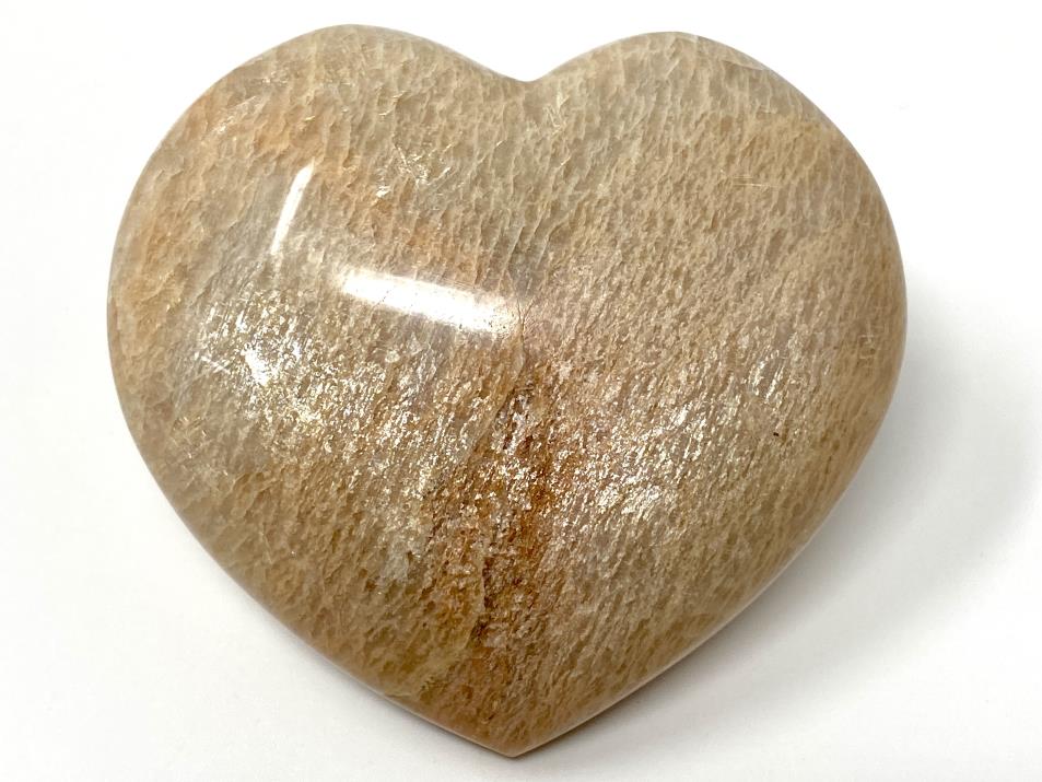 Peach Moonstone Heart 6.8cm | Image 1