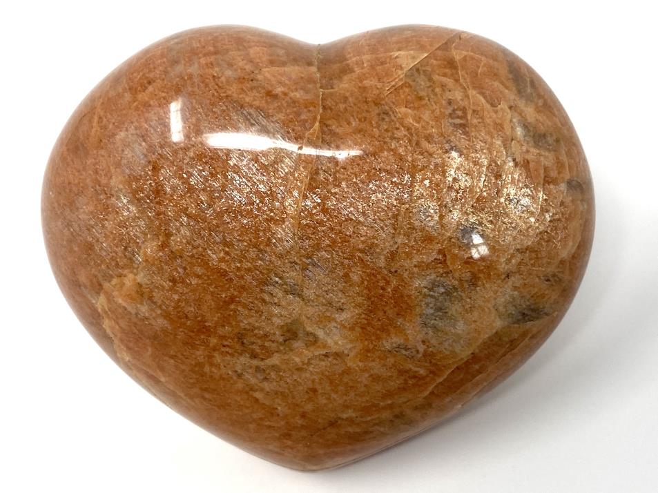 Peach Moonstone Heart 7.8cm | Image 1