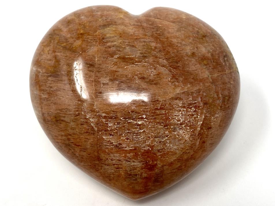 Peach Moonstone Heart 5.8cm | Image 1