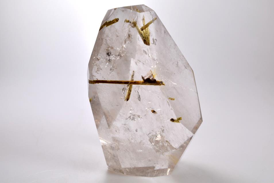 Quartz Faceted with Epidote Crystals 11.1cm | Image 1