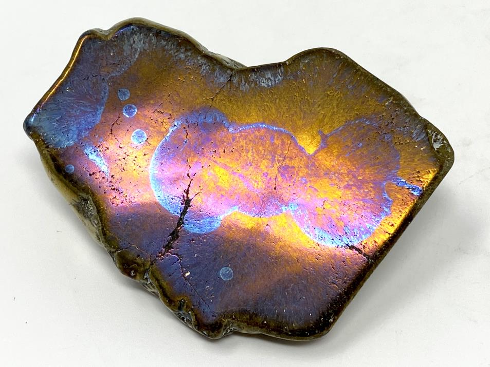 Rainbow Pyrite Slice 6.7cm | Image 1