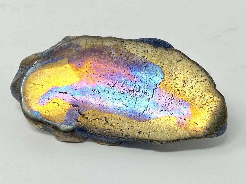 Rainbow Pyrite Slice 7.4cm | Image 1