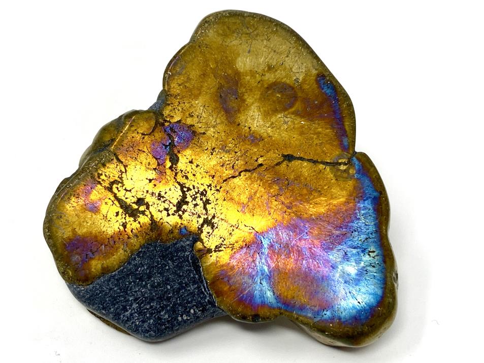 Rainbow Pyrite Slice 6.3cm | Image 1