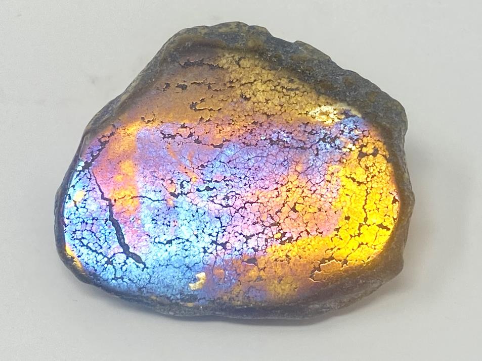 Rainbow Pyrite Slice 5.3cm | Image 1