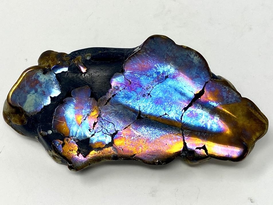 Rainbow Pyrite Slice 10.4cm | Image 1
