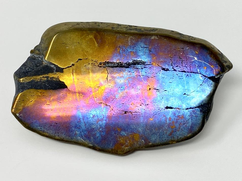 Rainbow Pyrite Slice 8.2cm | Image 1