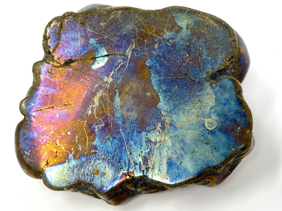 Rainbow Pyrite Slice 6.6cm | Image 1