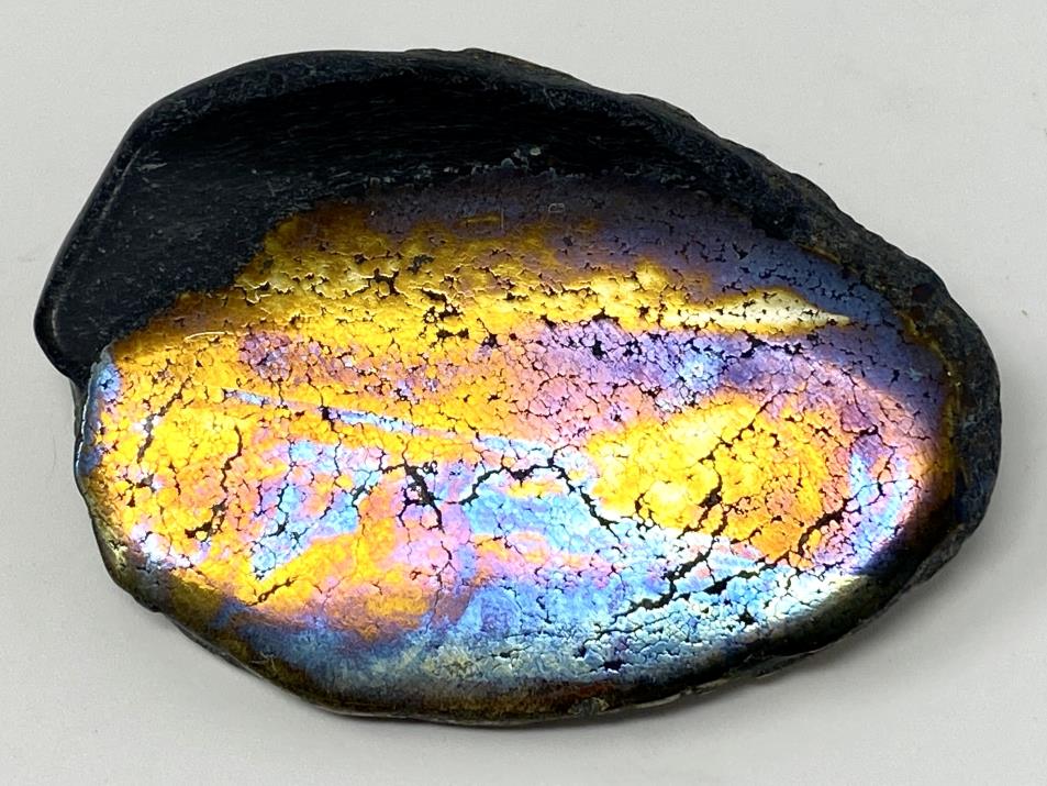 Rainbow Pyrite Slice 6.4cm | Image 1