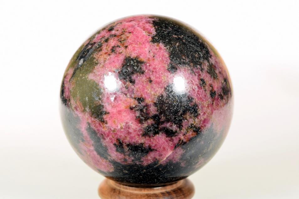 Manganese and Rhodonite Sphere 84mm