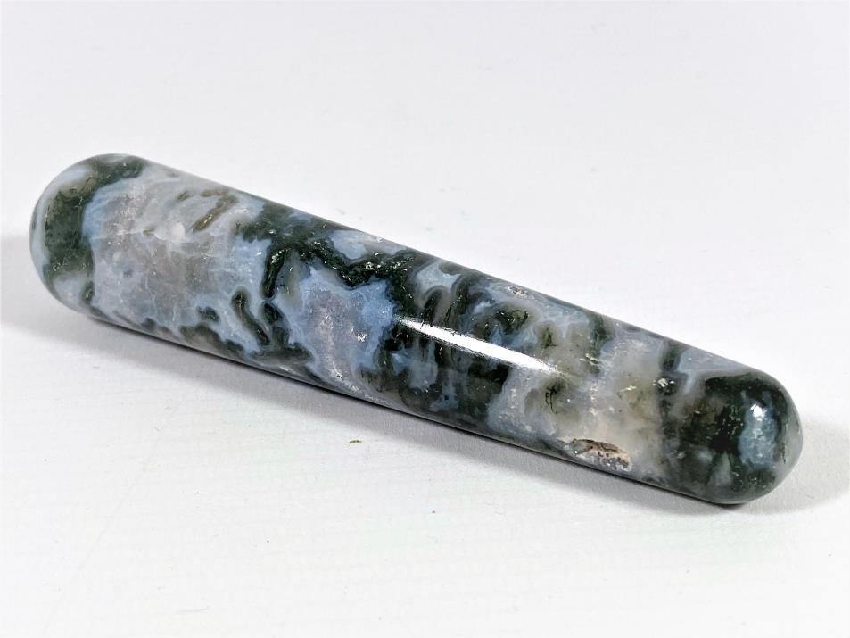 Moss Agate Wand for Sale